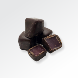 Dark Chocolate Coated Rose Turkish Delight